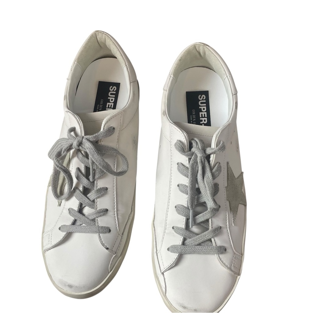 Golden Goose Super Star Leather Suede Sneakers Size 41 / 11 - Picture 2 of 12